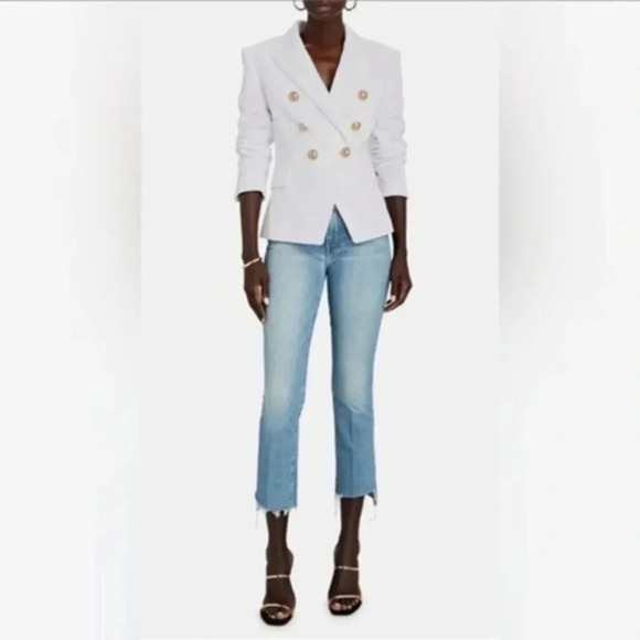 Mother The insider crop step fray like a pirate jeans size 23 B121 - Picture 1 of 7